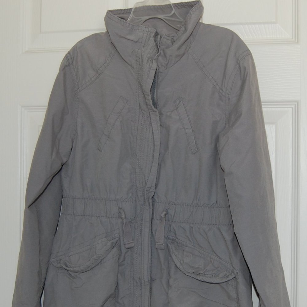 Old Navy, Girls Size L (10-12), Slate Gray Spring Jacket